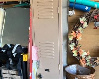 Locker in garage 