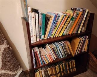 Bookcase & books - large rug