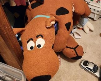 Large stuffed dog