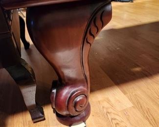 Upstairs  -  Billiard table - you must move