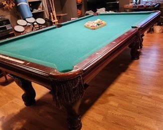 Upstairs  -  Billiard table - you must move