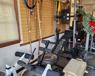 Garage - gym equipment