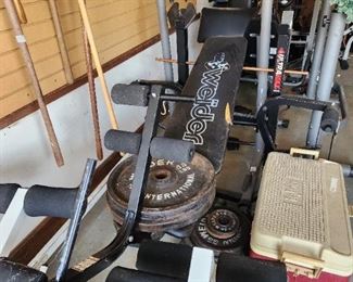 Garage - gym equipment