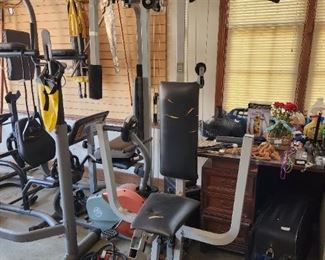 Garage - gym equipment