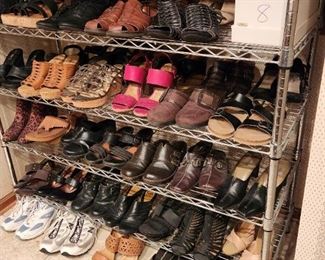 Upstairs Bathroom - women’s shoes/boots etc