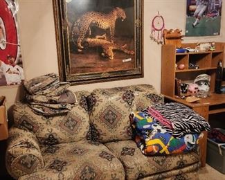 Upstairs - love seat