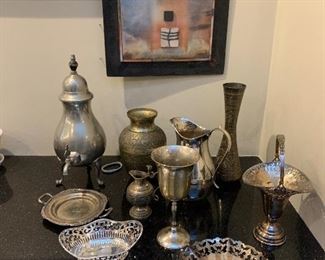 Lots of Silver serving pieces