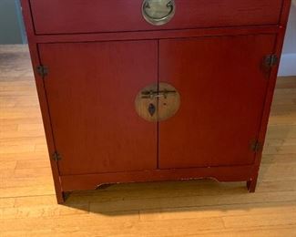 Asian influence cabinet