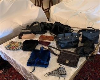 Large selection of designer bags