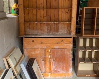 Vintage wooden hutch, bring your own truck & muscle