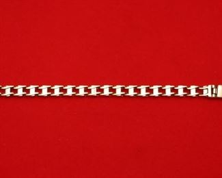14 kt Gold Men’s S Link Bracelet (49.1g)