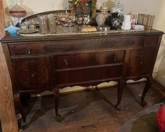 Queen Anne Style Sideboard