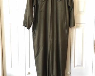 Complice. From the old Ultimo shop on Oak street. Jumpsuit has Ultimo label! Wool with leather trim. EstateSaleGoddess.com