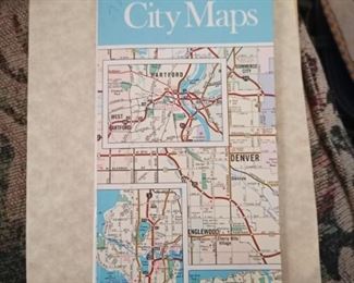 Road maps, vintage many of them!