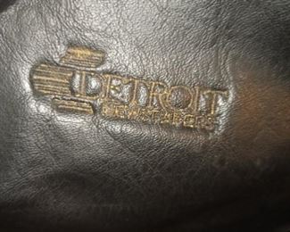 Old Detroit news leather bag!
