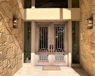 You will enter through the front door.