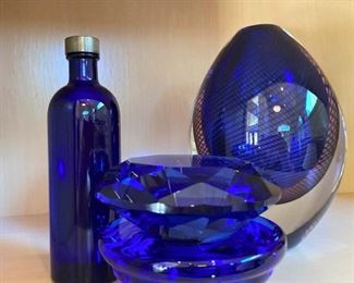 Cobalt blue accessories