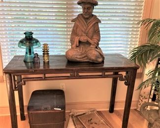 Bamboo style accent table