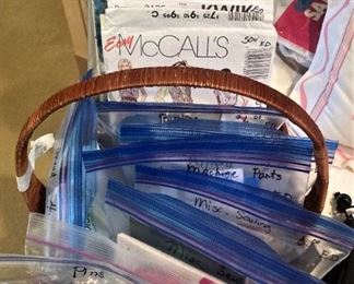 Patterns and sewing notions