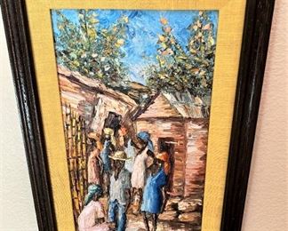 Haitian Folk Art by Impressionist O.M. Christophe