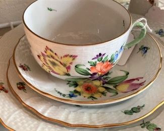 Hand-painted Herend selections from Hungary