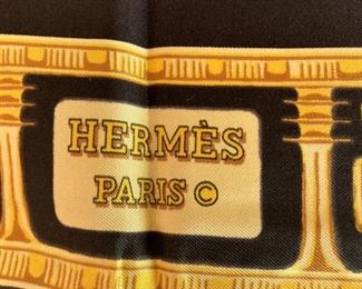 "Tutankhamun" Hermes scarf from Paris