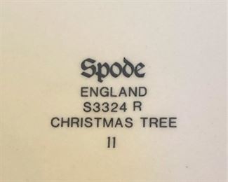 Spode "Christmas Tree" - from England