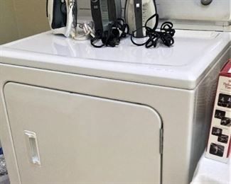 Maytag dryer; irons
