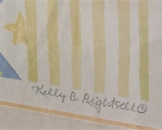 Artist Kelly B. Rightsell