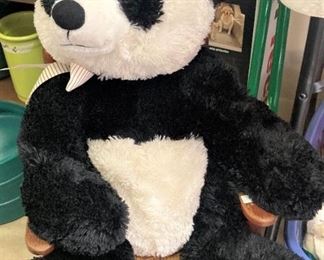 Big panda in child's rocker