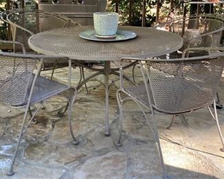 Patio table and 4 chairs