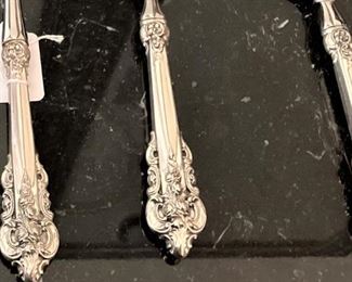 Grande Baroque (by Wallace) serving pieces (sterling handles)