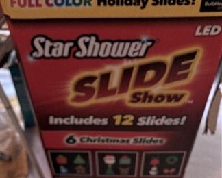 Star Shower Slide Show for Christmas lights