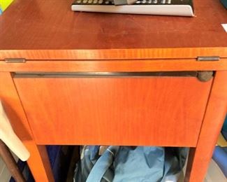 Sewing machine in case