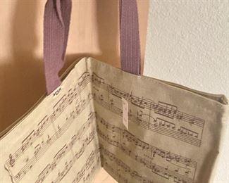 Music canvas bag