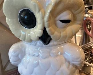 Owl cookie jar