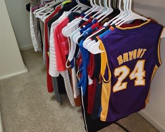 Child's sports jerseys