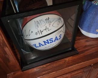 Signed KU basketball