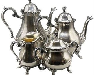 Lot 328
Webster Wilcox, "Joanne" Tea and Coffee Service With Tray