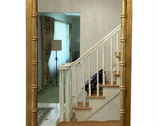Mid-Century Gilded Bevel Edged Mirror