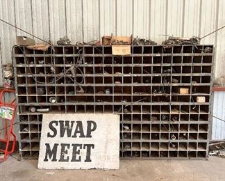 wood cubbie for parts