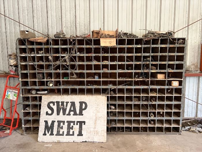 wood cubbie for parts