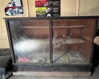 vintage store display case
