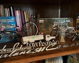 vintage car name plates