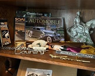 car books, train set