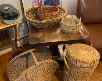 Various baskets