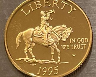 1995W $5 Civil War Coin