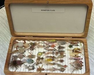 Bonefish Flies Northpole Wood Box