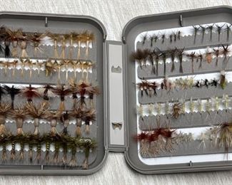 Cahill, Olives, PMD Wulffs in CF Design Fly Box