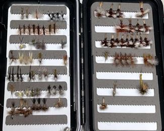 Medium Attractor Dries in CF Design Fly Box
